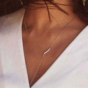 Kendra Scott Jace Y Necklace in Rose Gold NWT